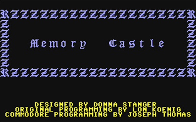 Memory Castle - Screenshot - Game Title Image