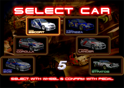 Sega Rally 2 Championship - Screenshot - Game Select Image