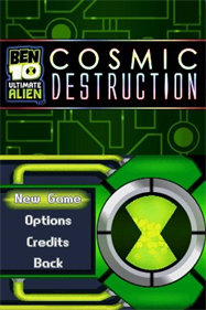 Ben 10: Ultimate Alien: Cosmic Destruction - Screenshot - Game Title Image