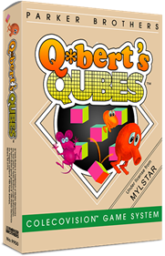 Q*bert's Qubes - Box - 3D Image