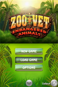 Zoo Vet: Endangered Animals - Screenshot - Game Title Image
