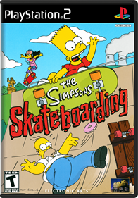 The Simpsons Skateboarding - Box - Front - Reconstructed Image