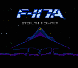 F-117A Stealth Fighter - Screenshot - Game Title Image