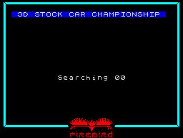 3D Stock Car Championship - Screenshot - Game Title Image