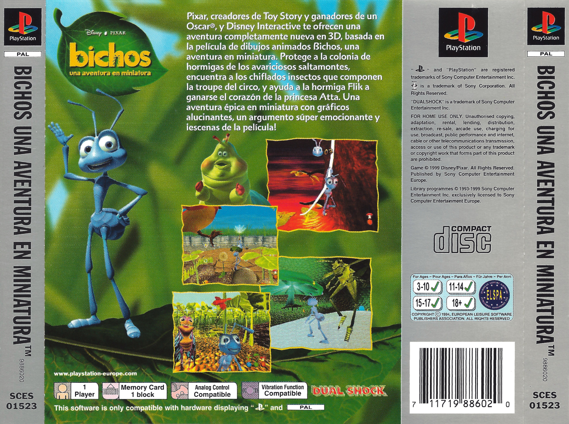 Disney-Pixar A Bug's Life Images - LaunchBox Games Database