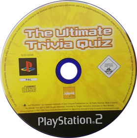 The Ultimate Trivia Quiz - Disc Image