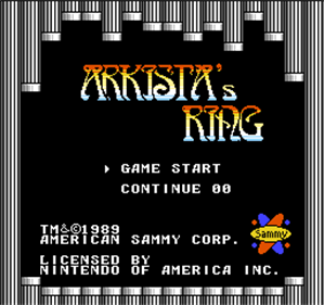 Arkista's Ring - Screenshot - Game Title Image