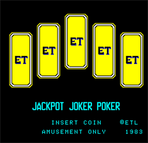 Jackpot Joker Poker - Screenshot - Game Title Image