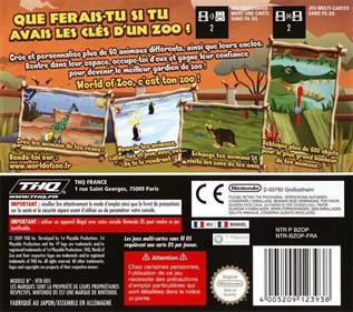 World of Zoo - Box - Back Image