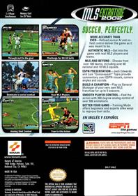 ESPN MLS ExtraTime 2002 - Box - Back Image