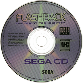Flashback: The Quest for Identity - Disc Image