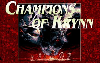 Champions of Krynn - Screenshot - Game Title Image