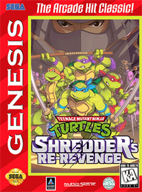 Teenage Mutant Ninja Turtles: Shredder's Re-Revenge - Fanart - Box - Front Image