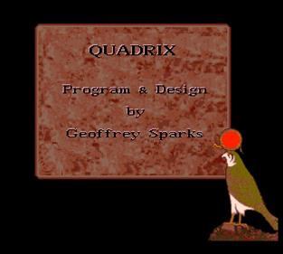 Quadrix - Screenshot - Game Title Image