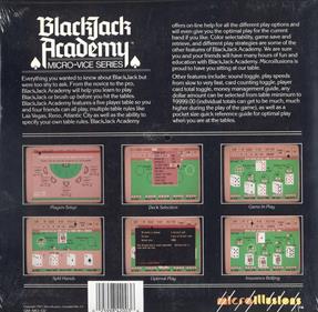 BlackJack Academy - Box - Back Image