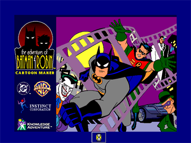 The Adventures of Batman & Robin Cartoon Maker - Screenshot - Game Title Image