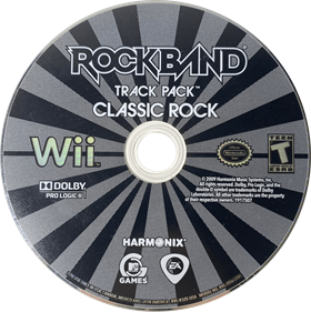 Rock Band: Track Pack: Classic Rock - Disc Image