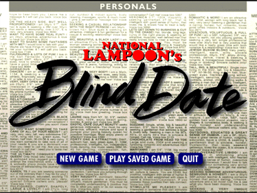National Lampoon's Blind Date - Screenshot - Game Title Image