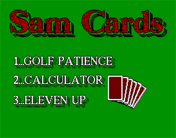 Sam Cards - Screenshot - Game Title Image