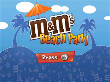 M&M's Beach Party - Screenshot - Game Title Image