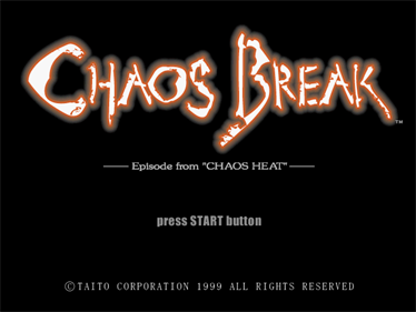 Chaos Break - Screenshot - Game Title Image