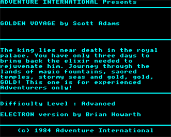 Golden Voyage - Screenshot - Gameplay Image