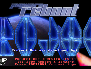 Project One - Screenshot - Game Title Image