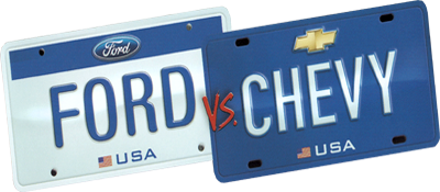 Ford vs. Chevy - Clear Logo Image