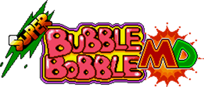 Super Bubble Bobble MD - Clear Logo Image