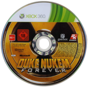 Duke Nukem Forever - Disc Image