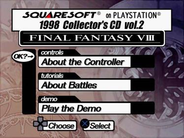 Squaresoft on PlayStation 1998 Collector's CD Vol. 2 - Screenshot - Game Title Image