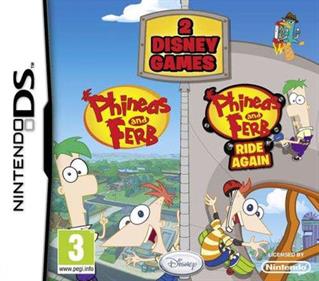 2 Disney Games: Phineas and Ferb / Phineas and Ferb Ride Again - Box - Front Image