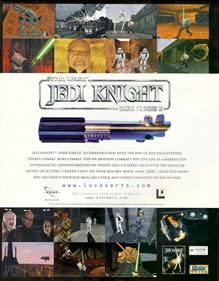 Star Wars: Jedi Knight: Dark Forces II - Advertisement Flyer - Front Image
