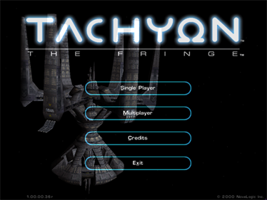 Tachyon: The Fringe - Screenshot - Game Title Image
