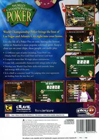 World Championship Poker - Box - Back Image