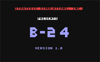 B-24 - Screenshot - Game Title Image