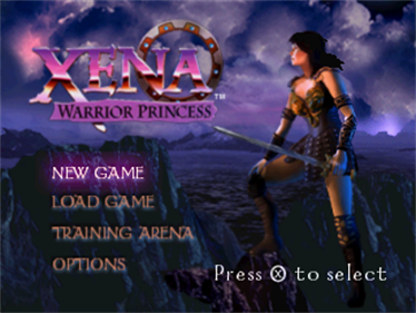 Xena: Warrior Princess - Screenshot - Game Title Image
