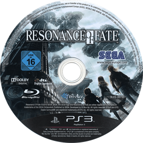 Resonance of Fate - Disc Image