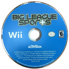 Big League Sports - Disc Image