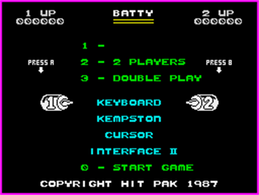 Batty - Screenshot - Game Select Image
