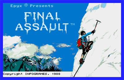 Final Assault - Screenshot - Game Title Image