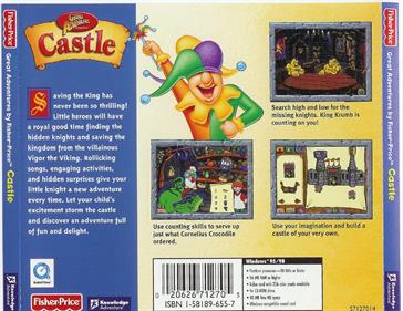 Fisher-Price Great Adventures: Castle - Box - Back Image