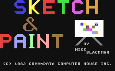 Sketch and Paint - Screenshot - Game Title Image