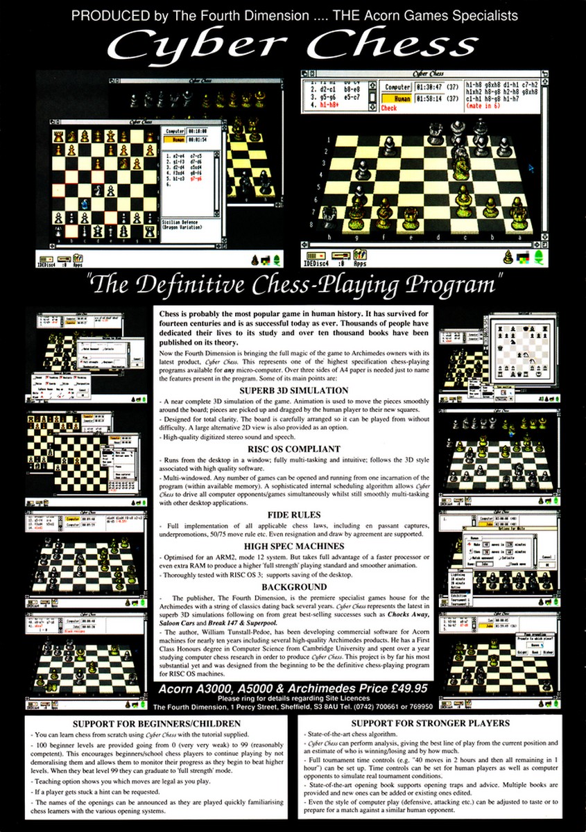 Cyber Chess Images - LaunchBox Games Database