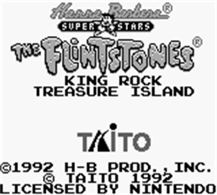The Flintstones: King Rock Treasure Island - Screenshot - Game Title Image