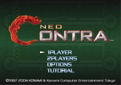 Neo Contra - Screenshot - Game Title Image