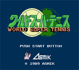 Chris Evert & Ivan Lendl in Top Players' Tennis - Screenshot - Game Title Image