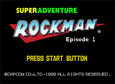 Super Adventure Rockman - Screenshot - Game Title Image