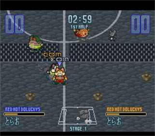 Dolucky no A.League Soccer - Screenshot - Gameplay Image