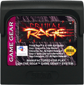 Primal Rage - Cart - Front Image